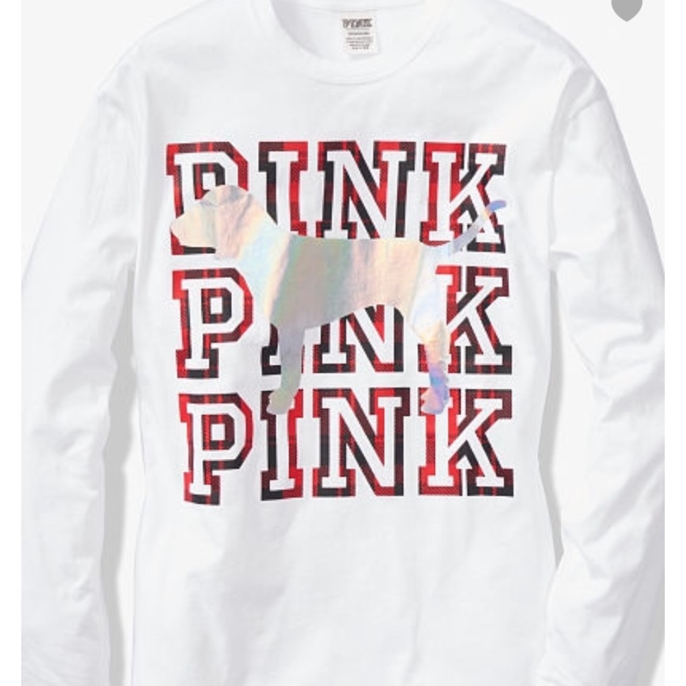 $17FiRM β΄οΈ HP πNEW VS Pink Long Sleeve Shirt - Picture 2 of 3